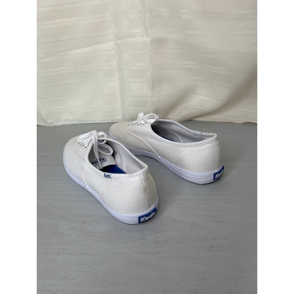 Keds Champion Canvas Lace Up Sneakers White Womens Size 8.5 - Picture 16 of 16